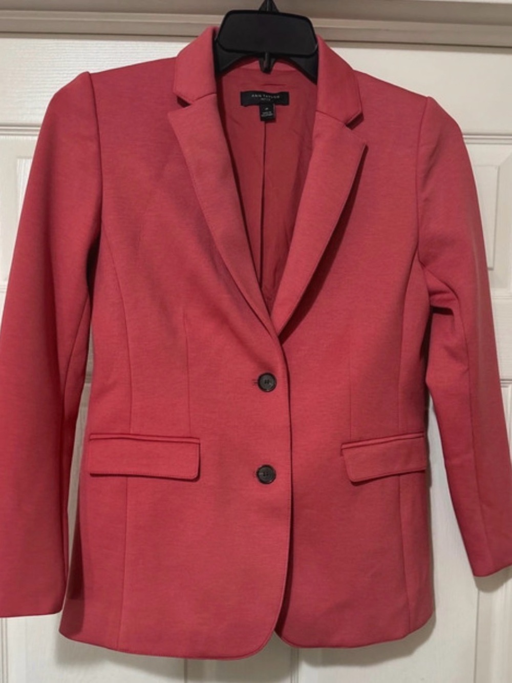 Ann Taylor Coral Pink Tailored Blazer